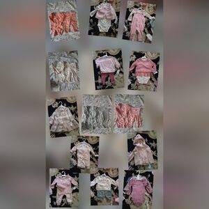 Mixed Sizes Of Baby Girls Clothes